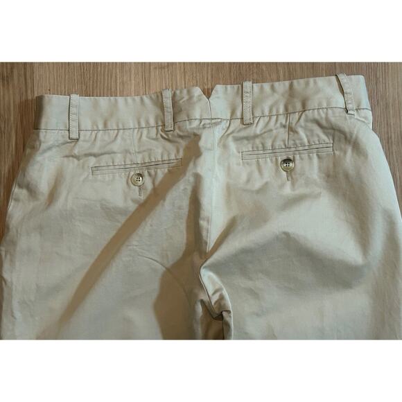Lacoste Women's Beige Cotton Straight Leg Slim Fit Chino Slacks Pants-Size 6 x 2 - Picture 4 of 9